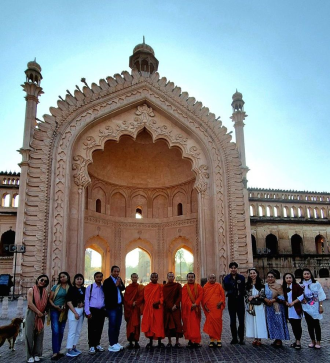 Familiarisation Visit of Lao Group to Buddhist Sites in India